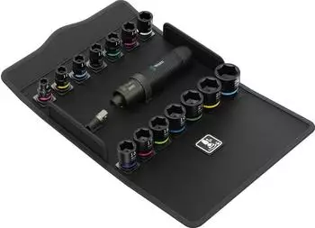 Wera 2090/16 Impaktor Schlagschraubendreher Set 1, metrisch, 3/8", 16-teilig (05072018001)