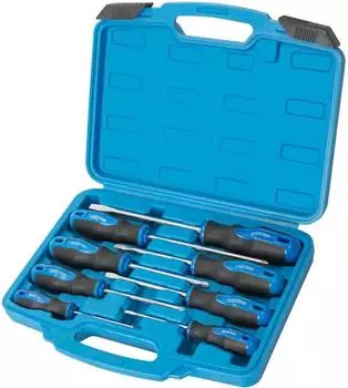 LuxusKollektion Schraubendreher-Set magnetisch, Nichromspitze, Chrom-Vanadium-Stahl, 8-teilig