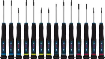 Bosch PRO Pr&auml;zisionsschraubendreher-Set PH/SL/TX/TH/H, 14-tlg. (1600A039PN)
