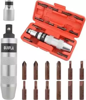 LuxusKollektion Handschlagschrauber-Satz 1/2 Zoll, 12-teilig, legierter Stahl