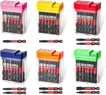 LuxusKollektion Torx Bit-Set 90-tlg. 50mm S2 Stahl magnetisch