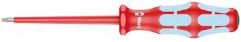 Wera 3167 i VDE-isolierter TORX-Schraubendreher TX10 x 80mm, Edelstahl (05022762001)