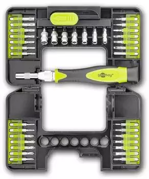 Goobay Pr&auml;zisionsschraubendreher-Set, 37-teilig (74003)