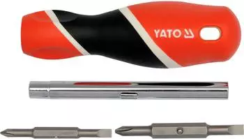 Yato Schraubenzieher-Set 4-in-1 doppelseitige Wechselbits (YT-25971)