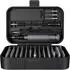 LuxusKollektion Schraubendreher-Set 150-in-1, 140 magnetische Bits, Torx, Sechskant, schwarz