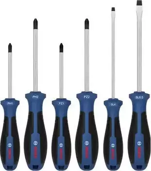 Bosch Schraubendreher-Set PH/PZ/SL 6-teilig (1600A039PH)
