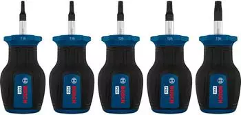 Bosch PRO Stubby-Schraubendreher-Set TX, 5-tlg. (1600A039PU)