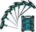 Libraton T-Griff Innensechskant-Schraubendreher-Set 7-tlg. 2,5-10mm, Chrom-Vanadium-Stahl
