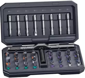 LuxusKollektion Schraubendreher-Set 42-in-1 magnetisch mit T-Griff und Aufbewahrungskoffer