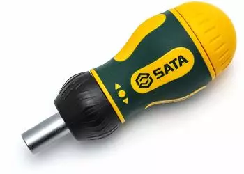 SATA Stubby-Ratschenschraubendreher mit Bit-Magazin, 6-teilig (ST09348)