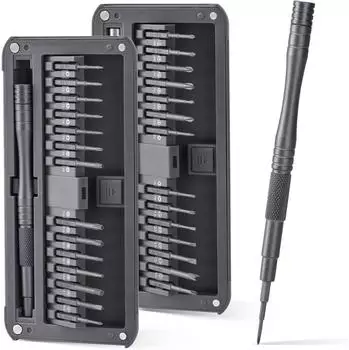 LuxusKollektion Pr&auml;zisionsschraubendreher-Set 30-teilig mit Torx-Bits und Pop-up-Aufbewahrung