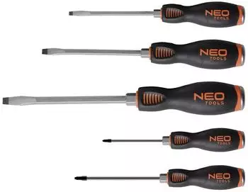 Neo Tools Schlagschraubendreher-Set mit Schlüssel, S2-Stahl (04-240)