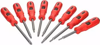 Vigor Blinky Schlag-Schraubendreher-Satz 8-tlg. Torx/PH/PZ (V7124)