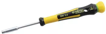 Wetec Steckschlüssel-Präzisionsschraubendreher ESD SW4,0x60mm, 160mm