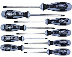 Famex Schraubendrehersatz mit 2-Komponentengriff f&uuml;r TORX-Schrauben (7719-9)