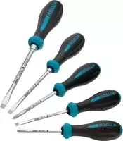 Hazet 802/5, Schraubendreher-Satz 802/5, 5-tlg.Schlitz/PH, HEXAnamic, Anz. WKZ: 5,
