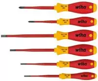 WIHA SoftFinish VDE Schlitz/Phillips Schraubendrehersatz 6-tlg. 3201K6 35389