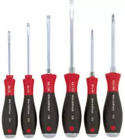 Wiha SoftFinish&reg; Schlitz/Pozidriv Drehersatz, 6-tlg (530ZK6)