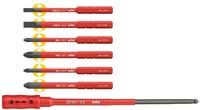 Wiha VDE Schlitz, Kreuzschlitz Phillips, Kreuzschlitz Pozidriv Schraubendreher-Set