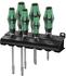 Schraubendrehersatz Kraftform Plus Lasertip + Rack (334 SK/6)