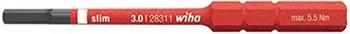 Wiha 2831-18 SW 3,0 x 75 slim-Vario VDE Wechselbit (37147)