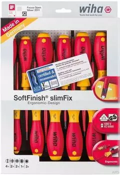 Wiha Schraubendrehersatz SoftFinish 12-teilig (3201K12)