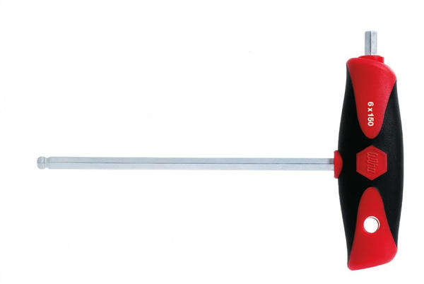 Wiha Stiftschlüssel mit Quergriff ComfortGrip Innensechskant (540DS) - (28374) 5 mm