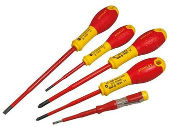 Stanley XTHT0-62693 FatMax VDE Insulated Parallel & Pozi Screwdriver Set of 5