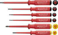 PB SWISS TOOLS Tools Schraubendreher-Set VDE 6-teilig Schlitz/PH im Karton
