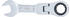 BGS Ratschenring-Maulschlüssel kurz abwinkelbar SW 13 mm (6913)
