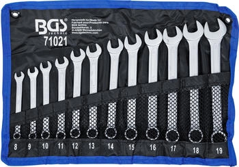 BGS Maul-Ringschl&uuml;ssel-Satz SW 8 - 19 mm 12-tlg. (71021)