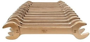 Endres Tools Doppelmaulschlüsselsatz 12-teilig SW 6-32 mm Aluminium-Mehrstoff-Bronze funkenfrei