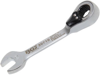 BGS Ratschenring-Maulschl&uuml;ssel kurz umschaltbar SW 10 mm (30710)