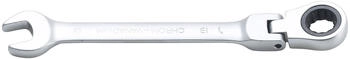 BGS Ratschenring-Maulschl&uuml;ssel abwinkelbar SW 13 mm (6713)