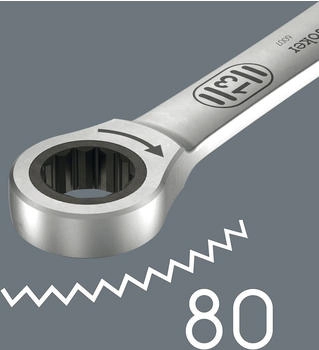 Wera 6007 Joker Maul-Ringratschen-Schl&uuml;ssel SB lange Ausf&uuml;hrung 304,5 mm