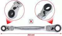 Ks Tools Doppel-Gelenkschl&uuml;ssel 503.4745