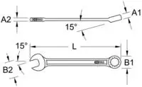 Ks Tools Ring-/Gabelschl&uuml;ssel 963.7267