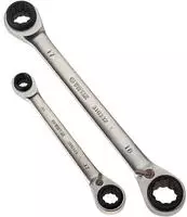 Virax 310330 Doppel-Ringratschenschl&uuml;ssel