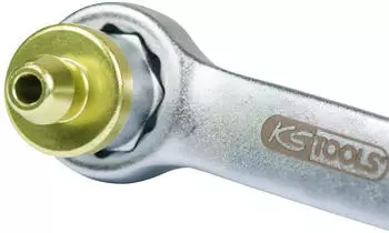KS Tools Bremsen-Entl&uuml;ftungsschl&uuml;ssel extra kurz 7mm, gr&uuml;n (160.0726)