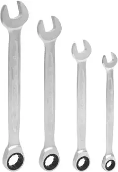 KS Tools GEARplus Ratschenringmaulschl&uuml;ssel-Satz 4-teilig 10-19mm (503.4204)