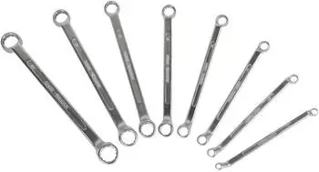 Mannesmann Doppel-Ringschlüssel-Satz 6-22mm Chrom-Vanadium 8-teilig (M 140-08)