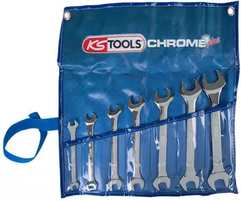 KS Tools Doppel-Maulschl&uuml;ssel-Satz 8-22mm metrisch, 7-tlg. (518.0747)