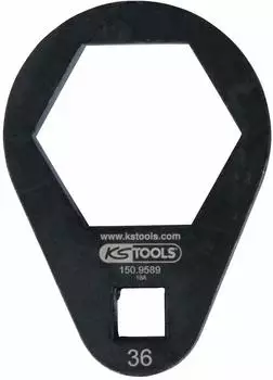 KS Tools Einsteck-Ringschl&uuml;ssel 3/8" extra flach 36mm (150.9589)