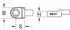 KS Tools Torx-E-Einsteckschlüssel 9x12mm E8 (516.3008)