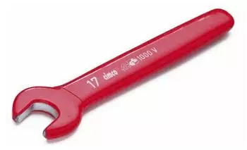 Cimco VDE-Einmaulschl&uuml;ssel 27mm 1000V 15&deg; gekr&ouml;pft DIN 7446 (112728)
