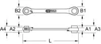 KS Tools 503.4546, KS Tools 503.4546 503.4546 Ringschl&uuml;ssel Schl&uuml;sselweite