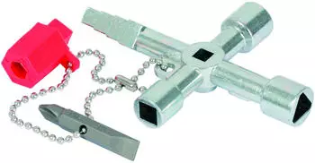 KS Tools Universal-Schaltschrankschl&uuml;ssel Zinkdruckguss 61mm (130.1020)