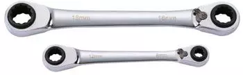 Sonic Ratschen-Doppelringschlüssel 230mm Chrom-Vanadium (4170402)