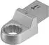 Wera 7781 Einsteck-Ringschlüssel Vierkant 14x18mm SW 41 (05078705001)
