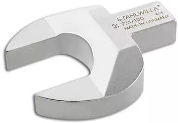 Stahlwille Maul-Einsteckwerkzeug 731/100 27mm 22x28mm CV-Stahl (58211027)